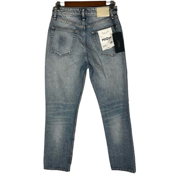 RAG & BONE NINA HIGH-RISE DISTRESSED ANKLE CIGARETTE JEANS NWT WOMEN'S SIZE 26 - Picture 7 of 16
